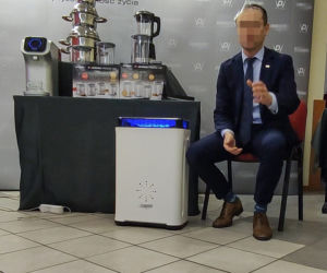 We Włocławku rozdają za darmo maszynę. która ma zabić koronawirusa
