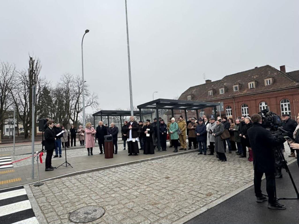 Plac Dworcowy w Pasłęku już gotowy