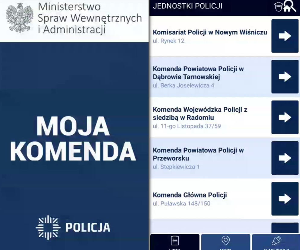 Aplikacja „Moja Komenda”, czyli znajdź swojego dzielnicowego. Jak z tego korzystać?