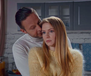 Barwy szczęścia, odc. 2079. Sebastian (Kacper Krupski), Dominika (Karolina Chapko)