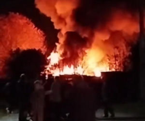 Katastrofa rosyjskiego bombowca. Tu-95 rozbił się i stanął w ogniu. Zginęło 6 osób