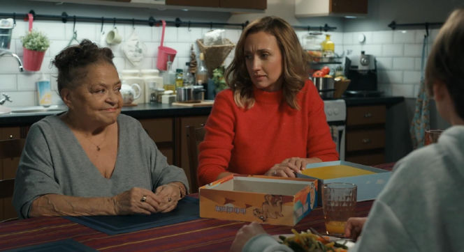 Barwy szczęścia odc. 3347. Asia (Anna Gzyra), Lucyna (Grażyna Zielińska)