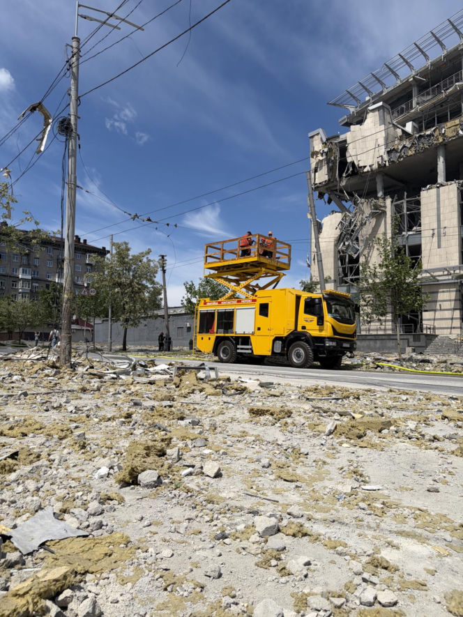 Rosyjski atak na Kijów. Potworne zniszczenia [24.05.2026]