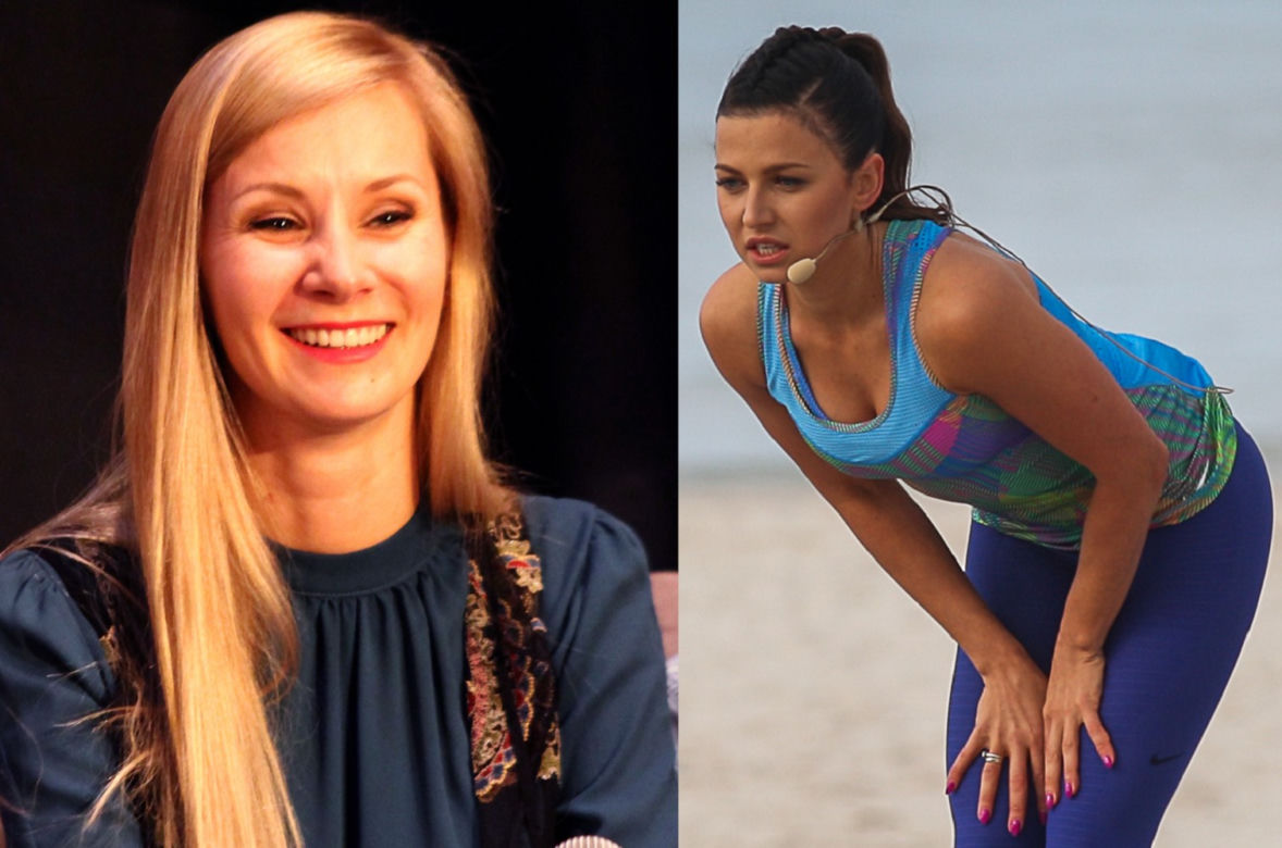 Ewa Bilan-Stoch i Anna Lewandowska