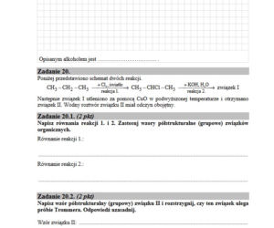 Matura 2020: Odpowiedzi. Chemia - poziom podstawowy [ARKUSZ]