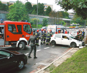 Wypadek zablokował Trasę Łazienkowską