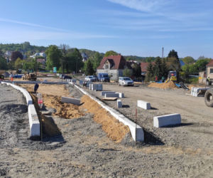 Budowa węzła Granitowa - maj 2020