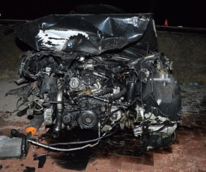 Wypadek na DK 2. Dwie osoby ranne. Kierowca BMW był pijany
