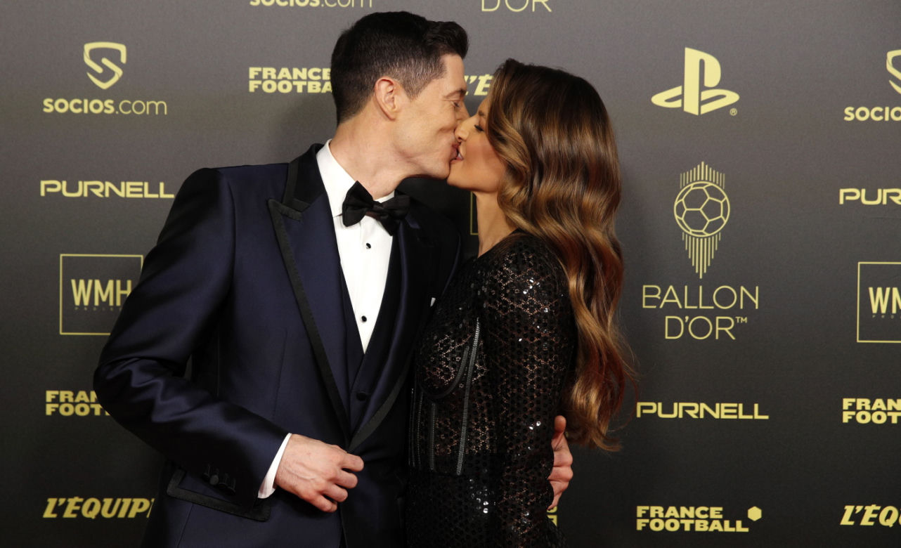 Lewandowscy na gali Złotej Piłki 2021