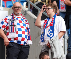 Górnik Zabrze - Lech Poznań: Zdjęcia kibiców i zawodników z meczu 8. kolejki PKO BP Ekstraklasy