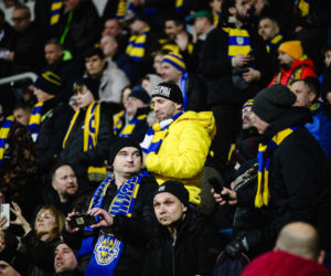 Arka Gdynia - Lechia Gdańsk: Zdjęcia kibiców z derbów Trójmiasta w ramach 23. kolejki PKO BP Ekstraklasy