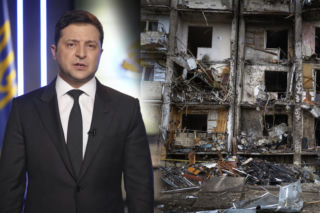 Ukraina. Przejmujące słowa Zełenskiego: Dzisiejszego ranka SAMOTNIE bronimy naszego państwa