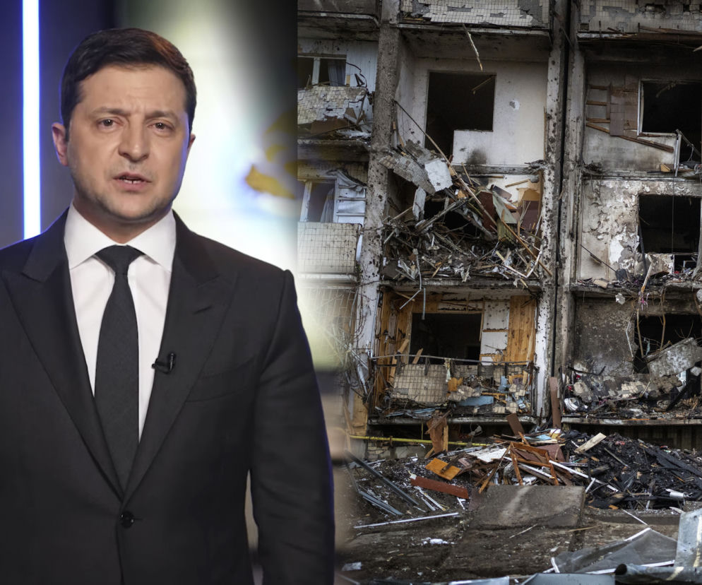 Ukraina. Przejmujące słowa Zełenskiego: Dzisiejszego ranka samotnie bronimy naszego państwa
