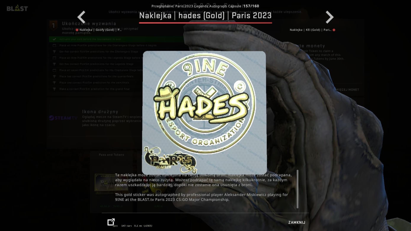 Naklejki Paris 2023