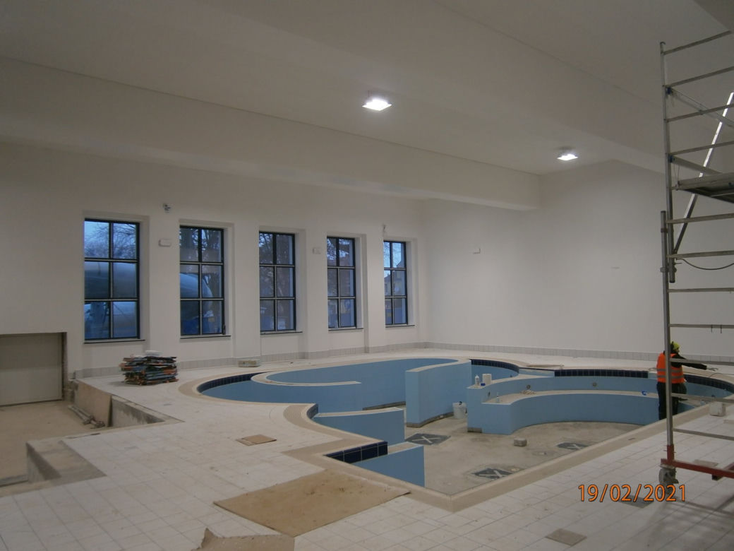 Budowa AquaStar w Stargardzie - luty 2021