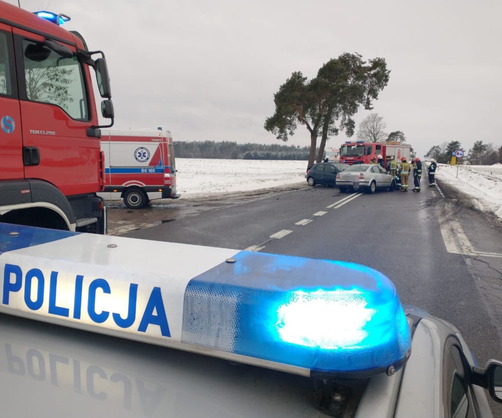 Kolizja niedaleko Łomży