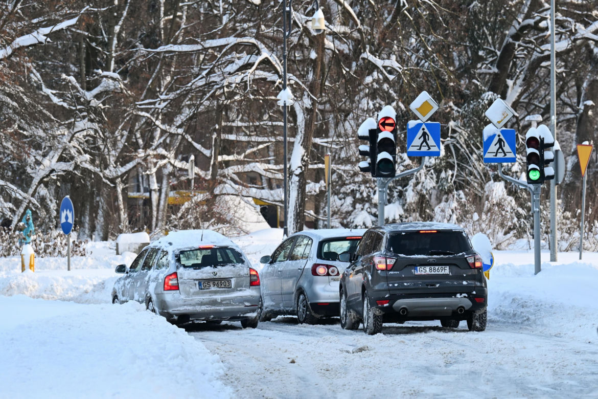 Słupsk pod śniegiem