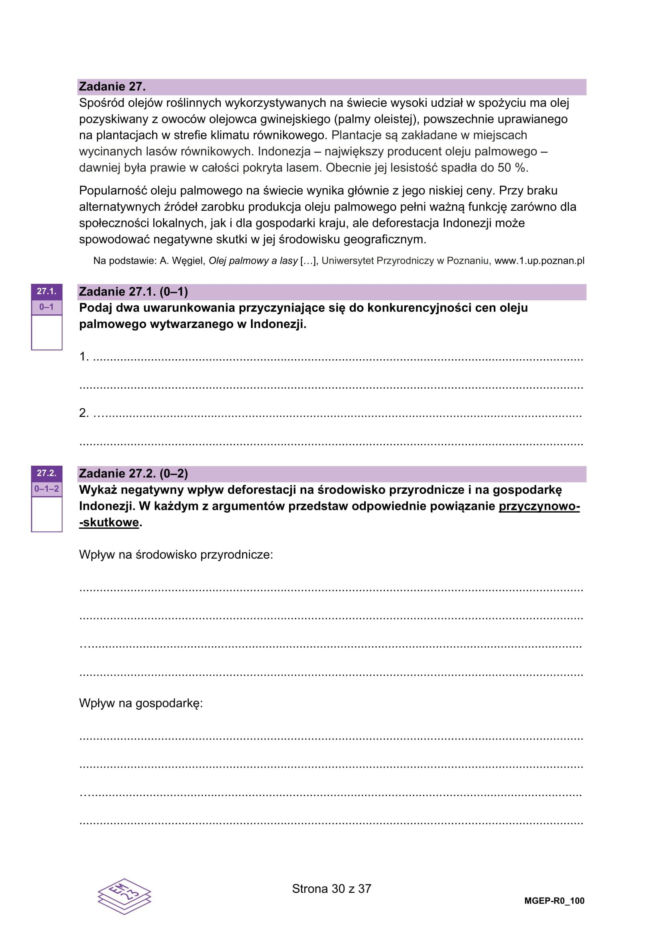 Matura próbna 2026: geografia rozszerzona ARKUSZE CKE + ODPOWIEDZI do ściągnięcia PDF, JPG