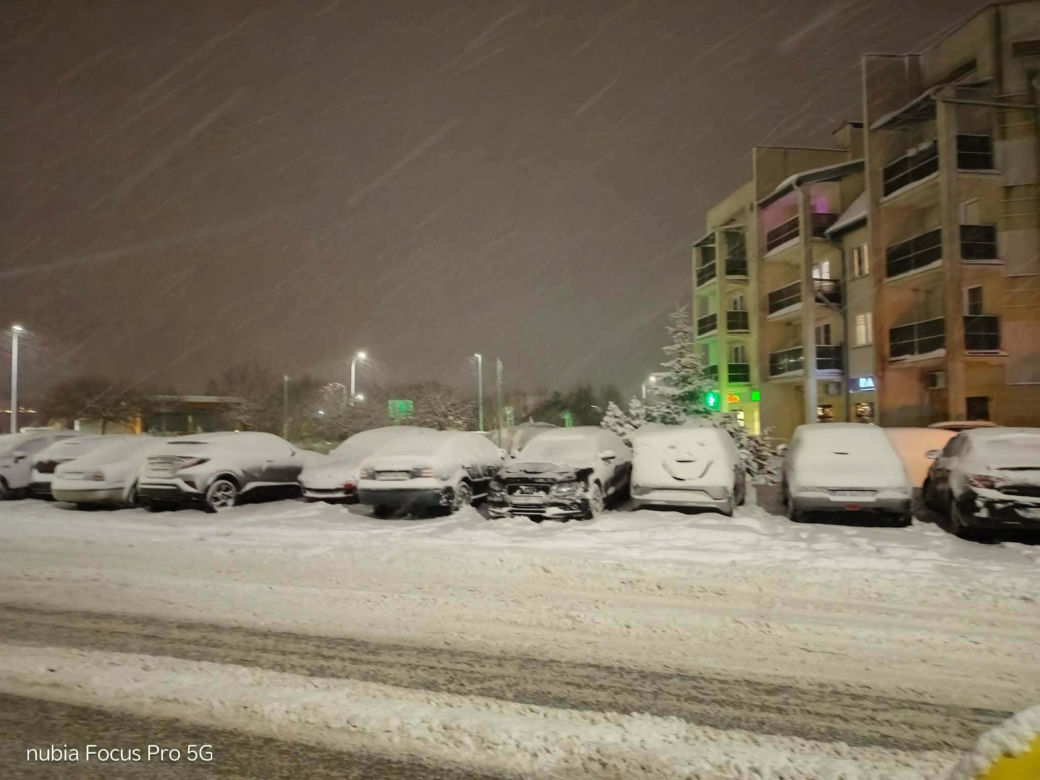 Olsztyn zasypany śniegiem