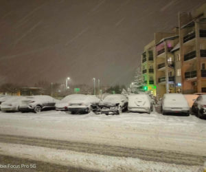 Olsztyn zasypany śniegiem