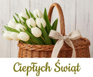 Kartka wielkanocna z życzeniami