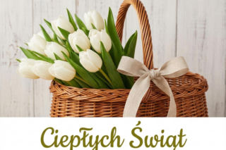 Kartka wielkanocna z życzeniami