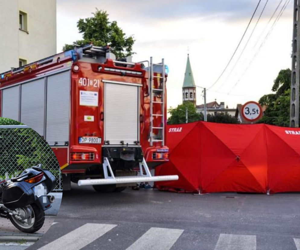 Lewin Brzeski: Drogowy koszmar! 28-letni motocyklista umierał na drodze [ZDJĘCIA]