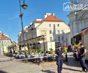 Ewakuowano mieszkańców Starego Miasta. Działali pirotechnicy