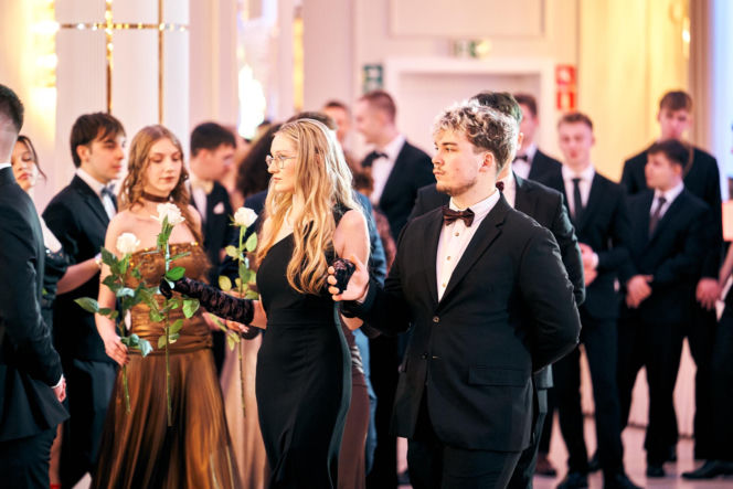 Studniówka siedleckiej Królówki 2026 - walc i polonez