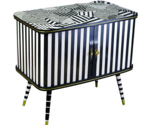 Odrestaurowana szafka Zebra