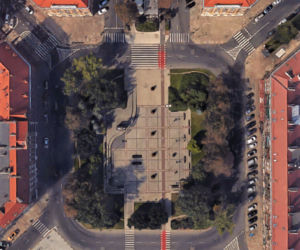 Szczecin w szczególe według Google Earth