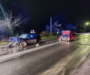 Wypadek Iłżecka 19.12.21 Starachowice