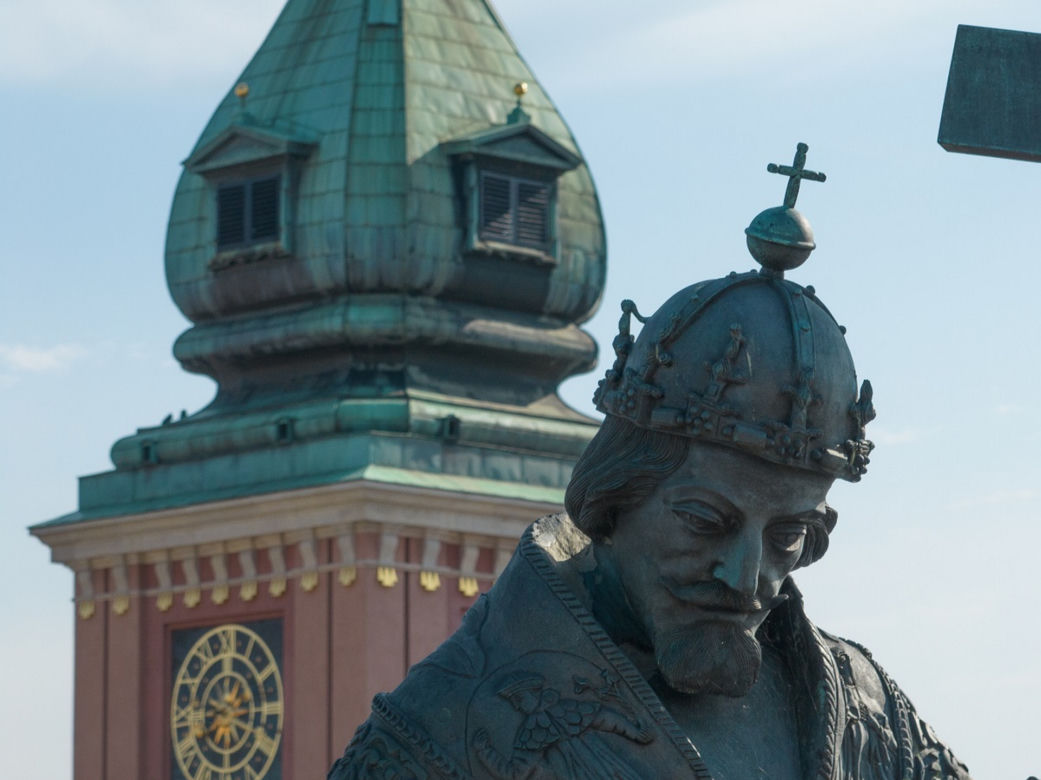 Tak wygląda pomnik  króla Zygmunta III Wazy. Co za widok!