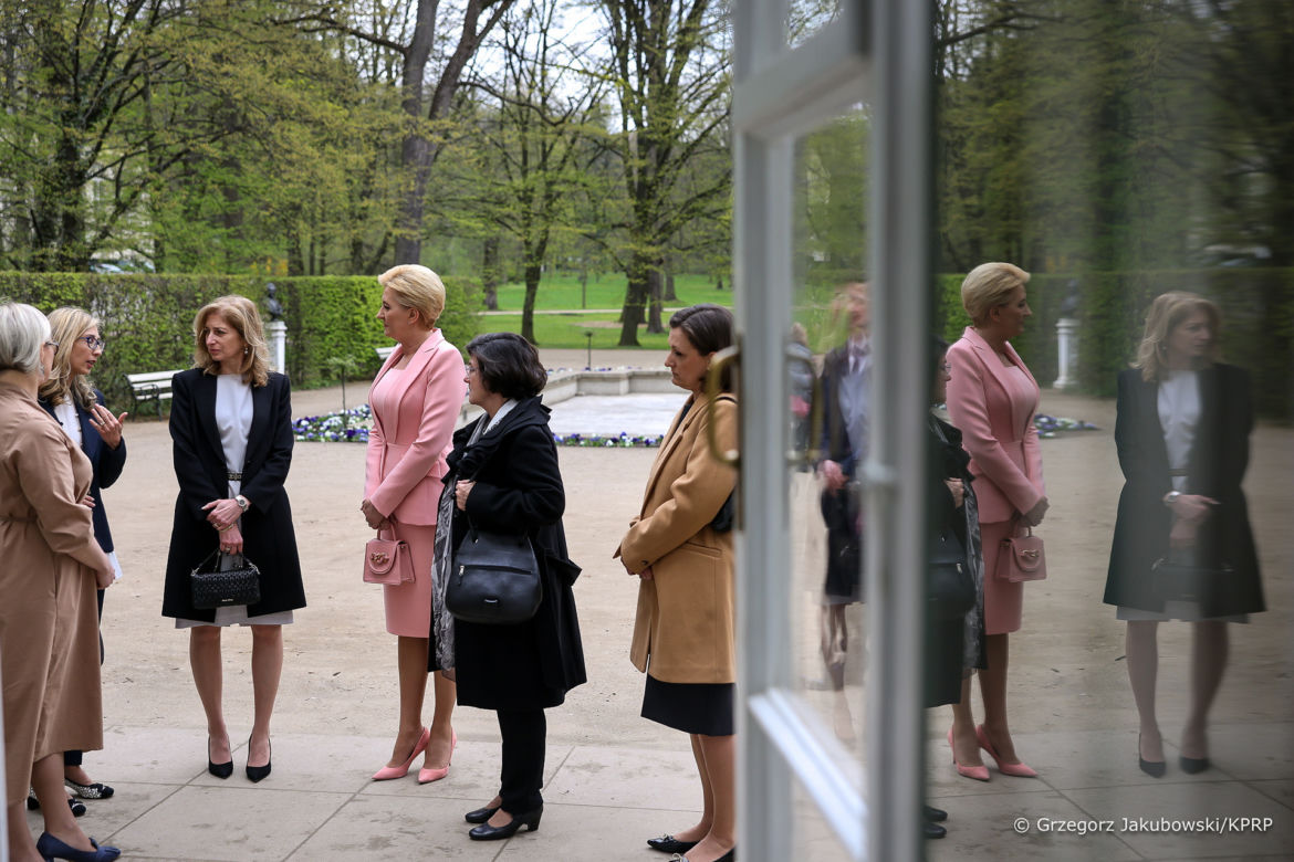 Agata Duda na spotkaniu z pierwszą damą Włoch