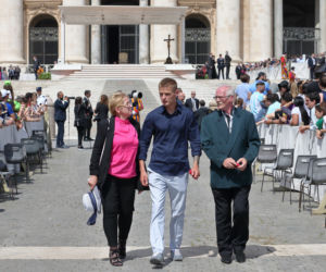 Tomasz Komenda spotkał się z papieżem Franciszkiem