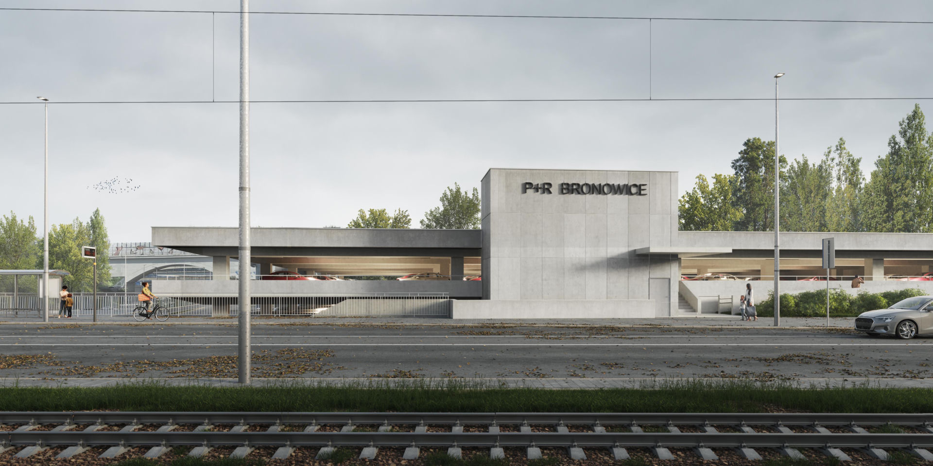 Węzeł przesiadkowy w krakowskiech Bronowicach łączy wszystkie rodzaje miejskiego transportu