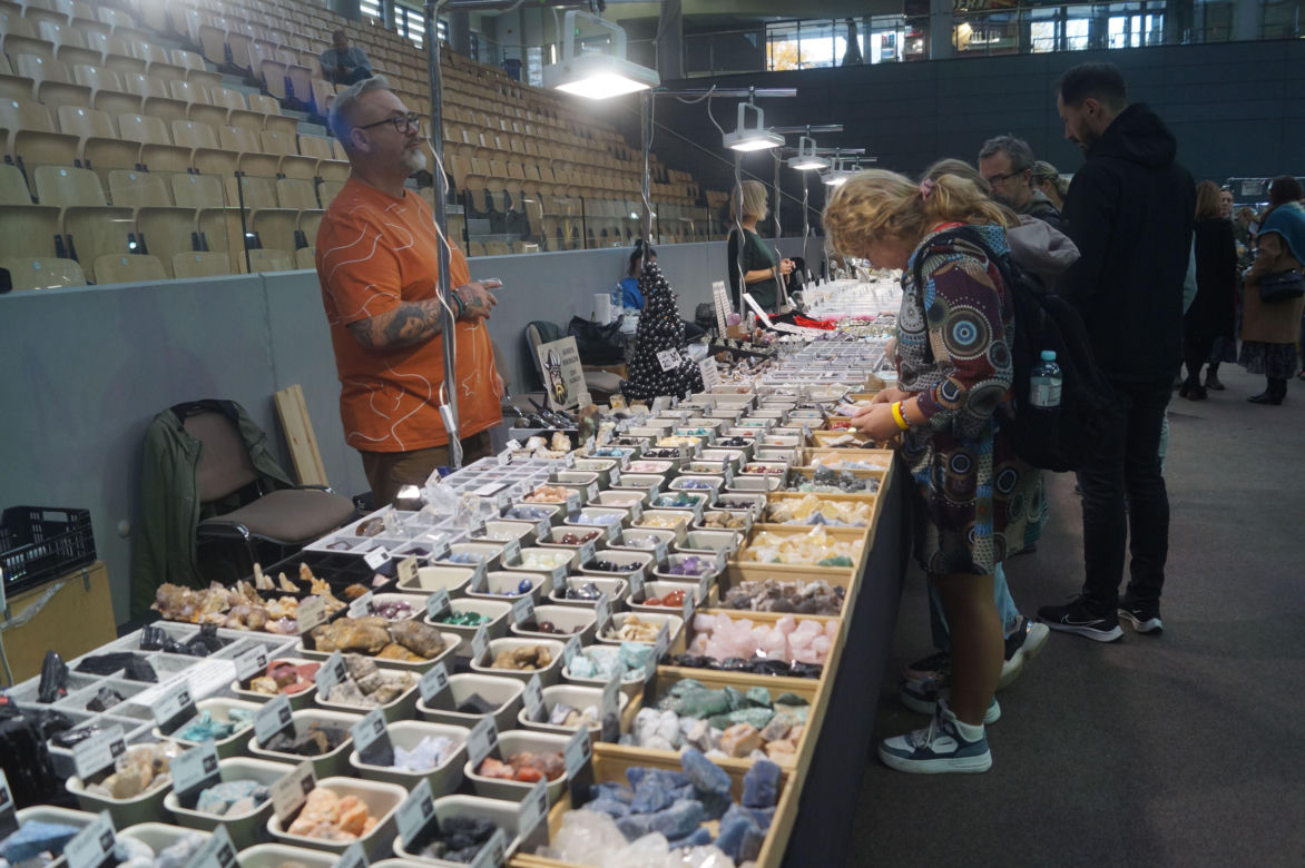 Giełda Minerałów, Biżuterii i Skamieniałości Geo Expo 2023 w Bydgoszczy. Tłumy w SISU Arenie [ZDJĘCIA]