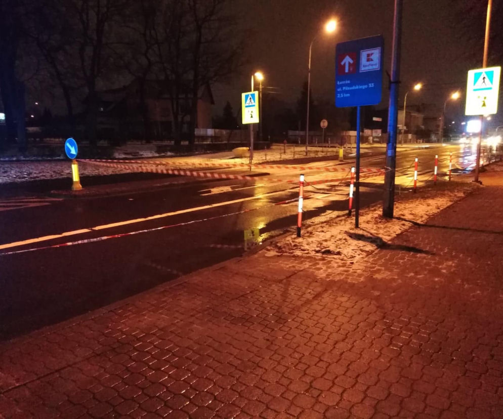 Potrącenie na Alei Legionów
