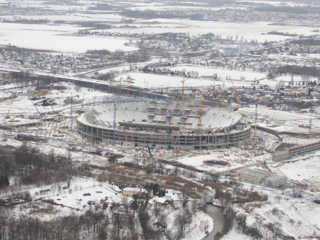 Tak powstawał stadion Tarczyński Arena we Wrocławiu