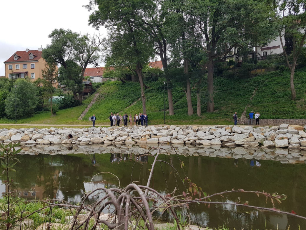 Inwestycja na brzegu rzeki Łyny w Lidzbarku Warmińskim zakończona