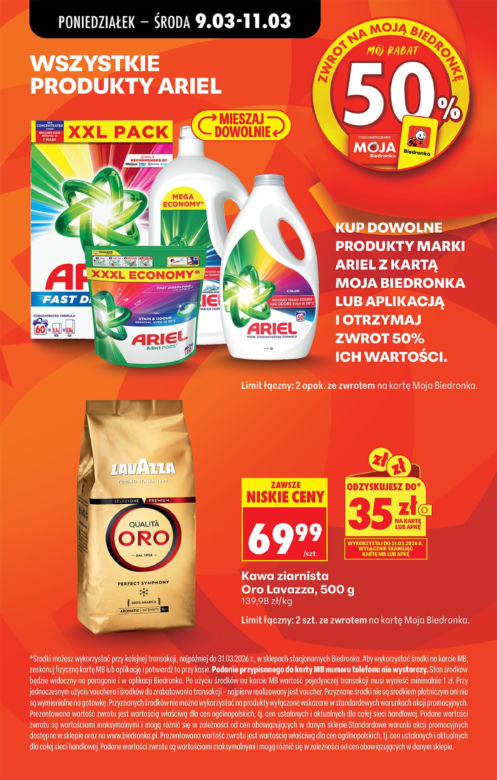 Biedronka - gazetka promocyjna 9.03.2026