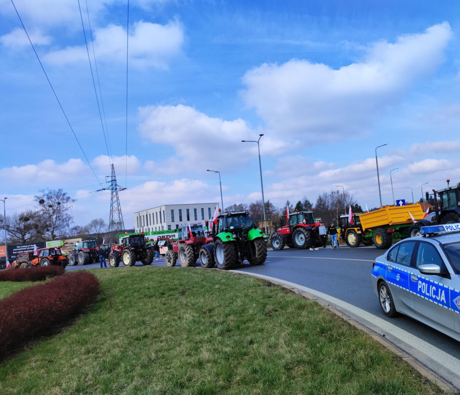 Protest rolników w Radomiu 20 marca