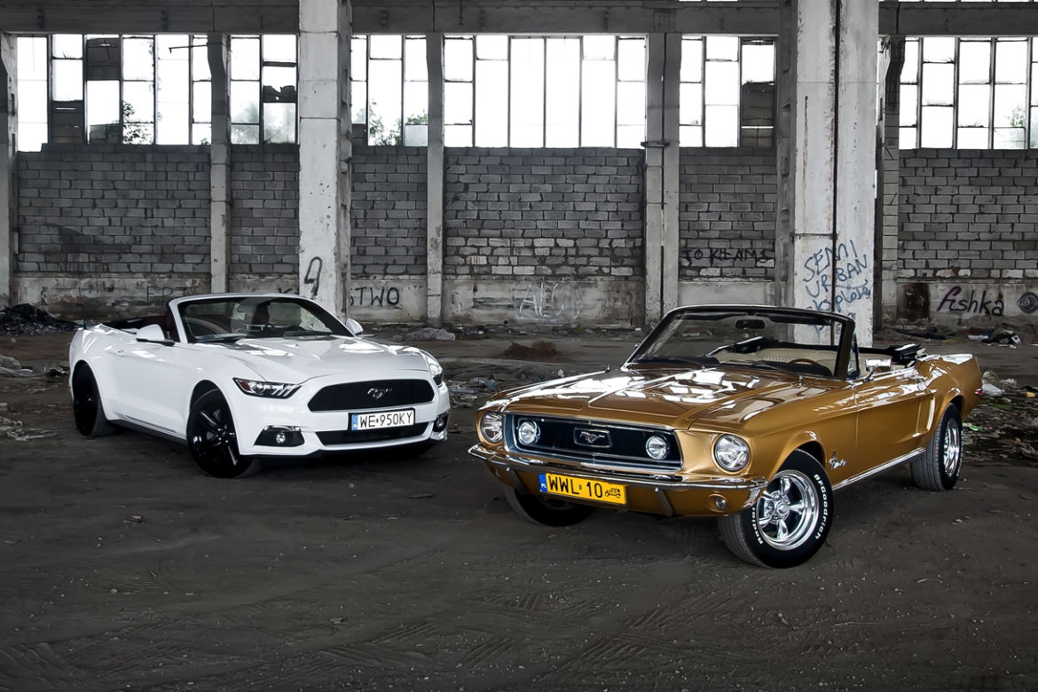 Ford Mustang Convertible 1968 & Ford Mustang Convertible 2015