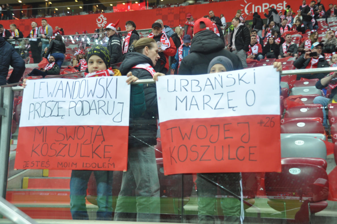 Polska - Litwa na PGE Narodowym. Zdjęcia kibiców