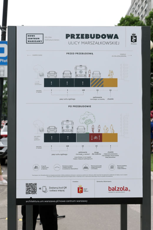 Przebudowa ul. Marszałkowskiej w Warszawie