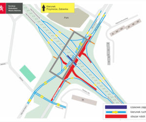 Rozbiórka kładki-giganta na gdańskiej Zaspie. Utrudnienia na skrzyżowaniu al. Rzeczpospolitej i al. Jana Pawła II