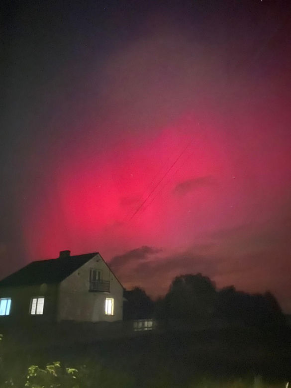 Zorza Polarna Świętokrzyskie 