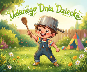 Śmieszna kartka na Dzień Dziecka