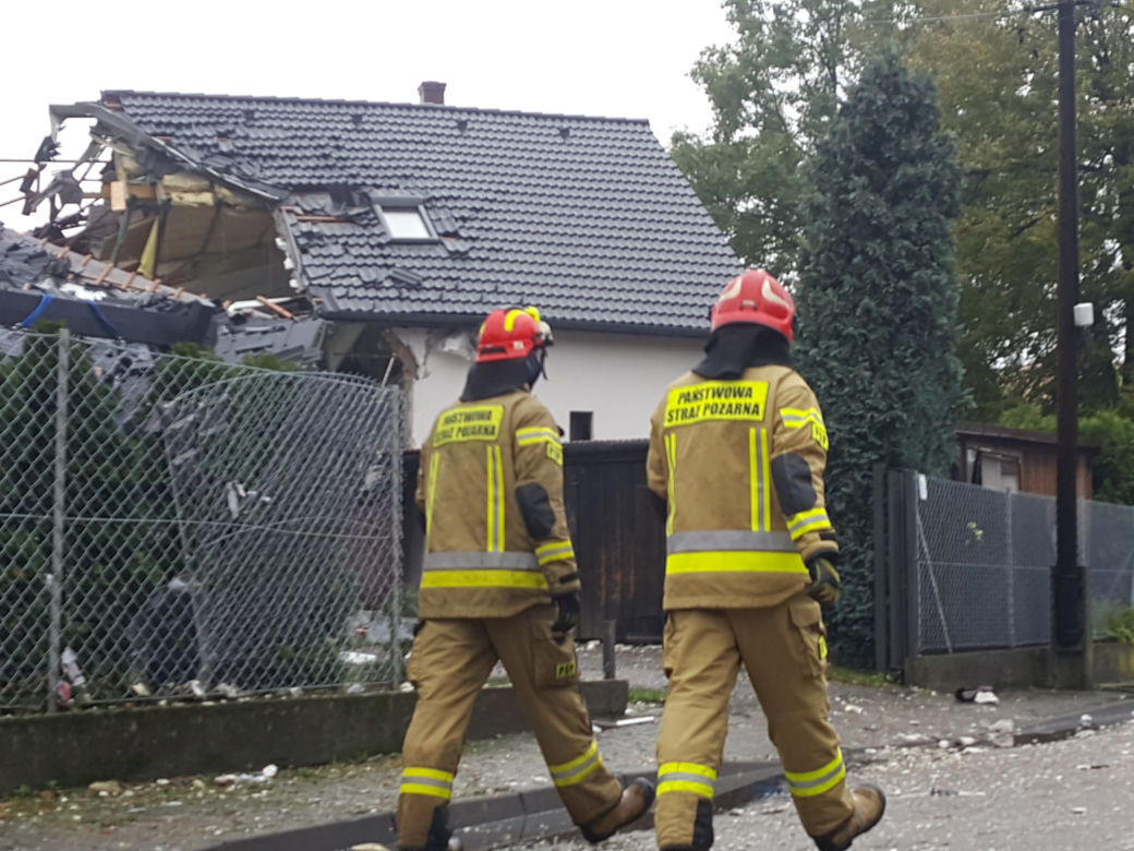 Wybuch gazu w Kobiernicach