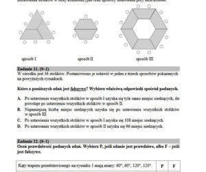 Egzamin gimnazjalny 2019 z matematyki